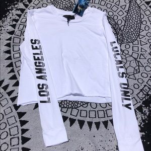 ✨NWT Los Angeles Cropped Long Sleeve